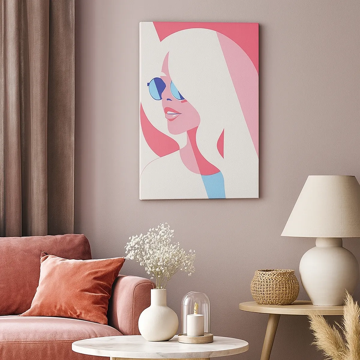 Tablou pe pânză - O blondă necunoscută - 50x70 cm