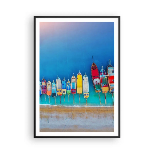 Poster în ramă neagră - Din perspectiva unei păsări - 70x100 cm