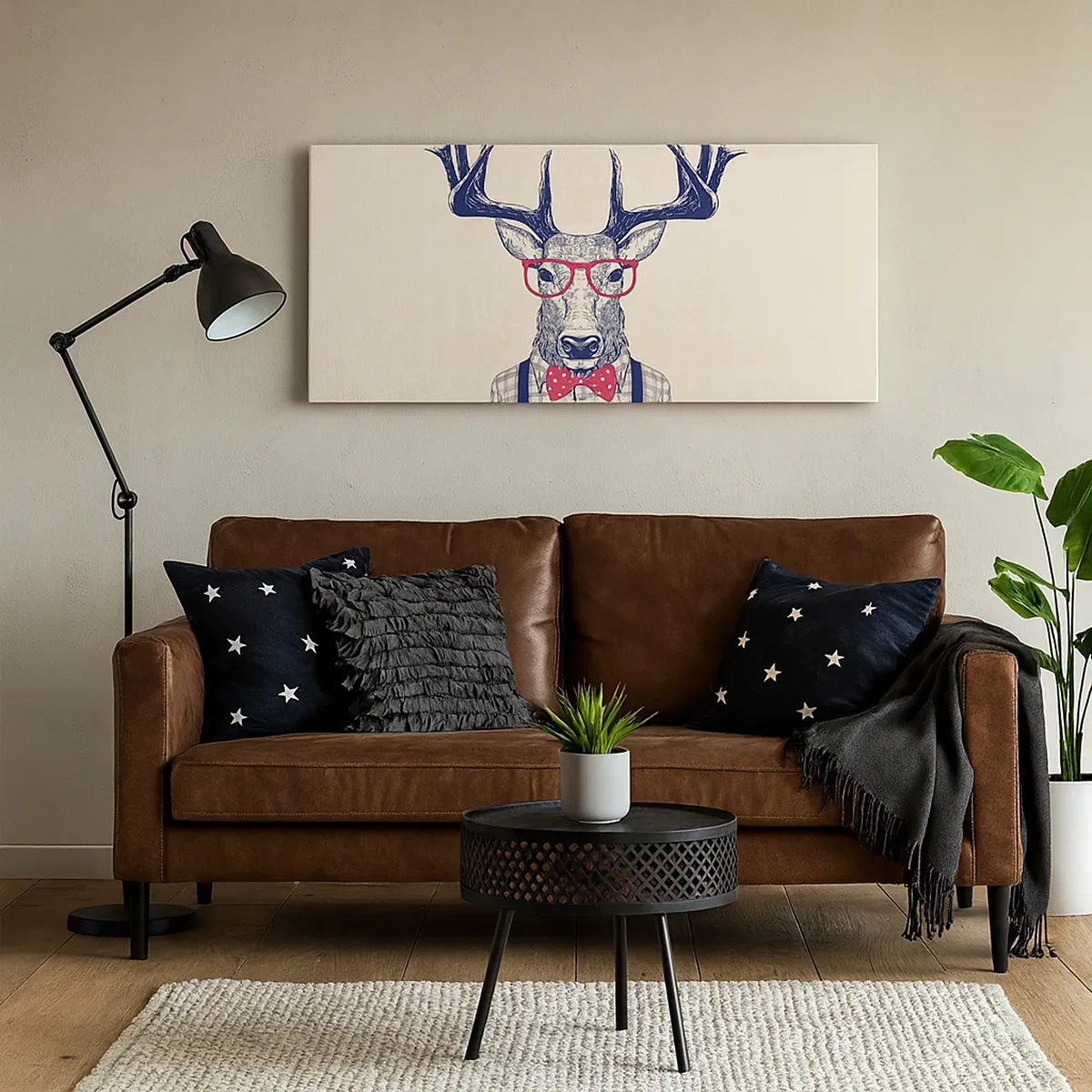 Tablou pe pânză - O extravaganță jucăușă - 30x30 cm