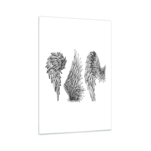 Tablou pe sticlă - Și tu poți fi un înger - 70x100 cm