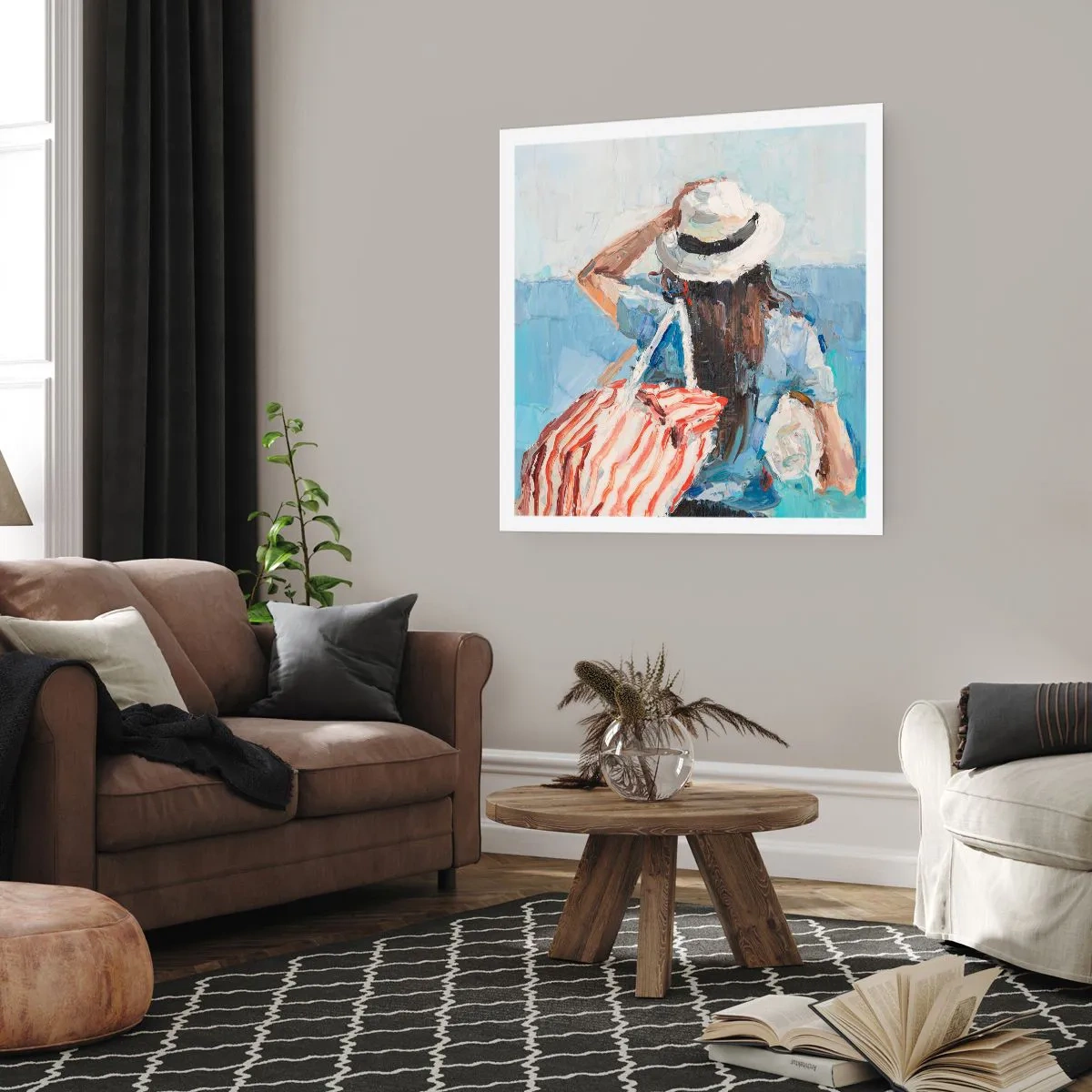 Poster - Bine ați venit în concediu - 40x40 cm