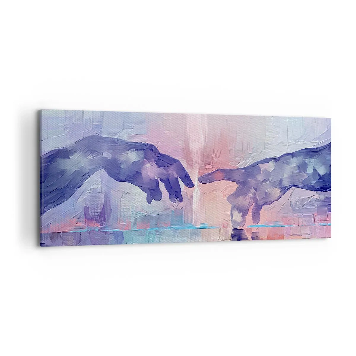Tablou pe pânză - Scânteia divină a vieții - 100x40 cm