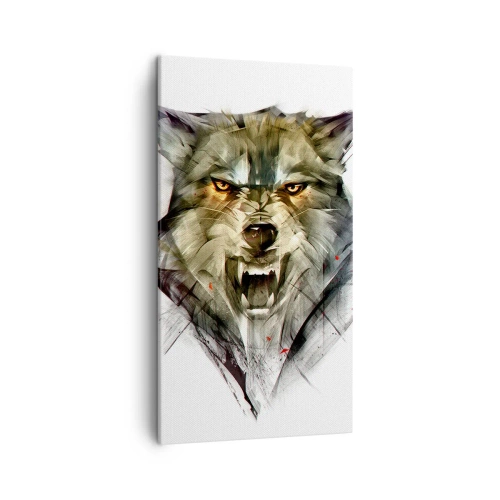 Tablou pe pânză - Nici un pas! - 45x80 cm