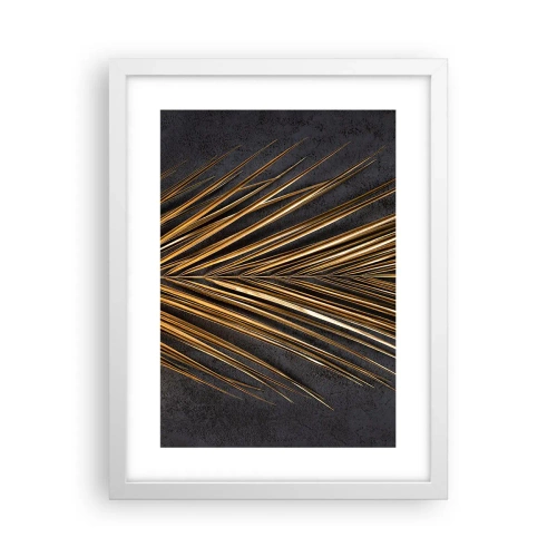 Poster în ramă albă - Aur tropical - 30x40 cm