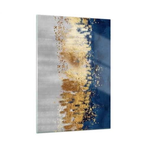Tablou pe sticlă - Compoziție modernă cu bliț - 50x70 cm