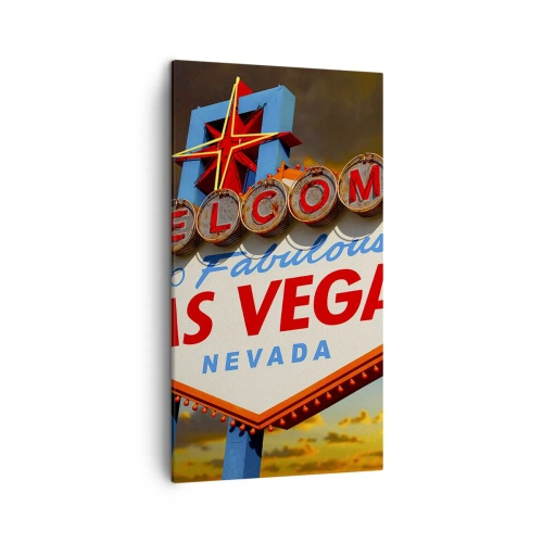 Tablou pe pânză - Pentru un zâmbet din partea destinului - 45x80 cm