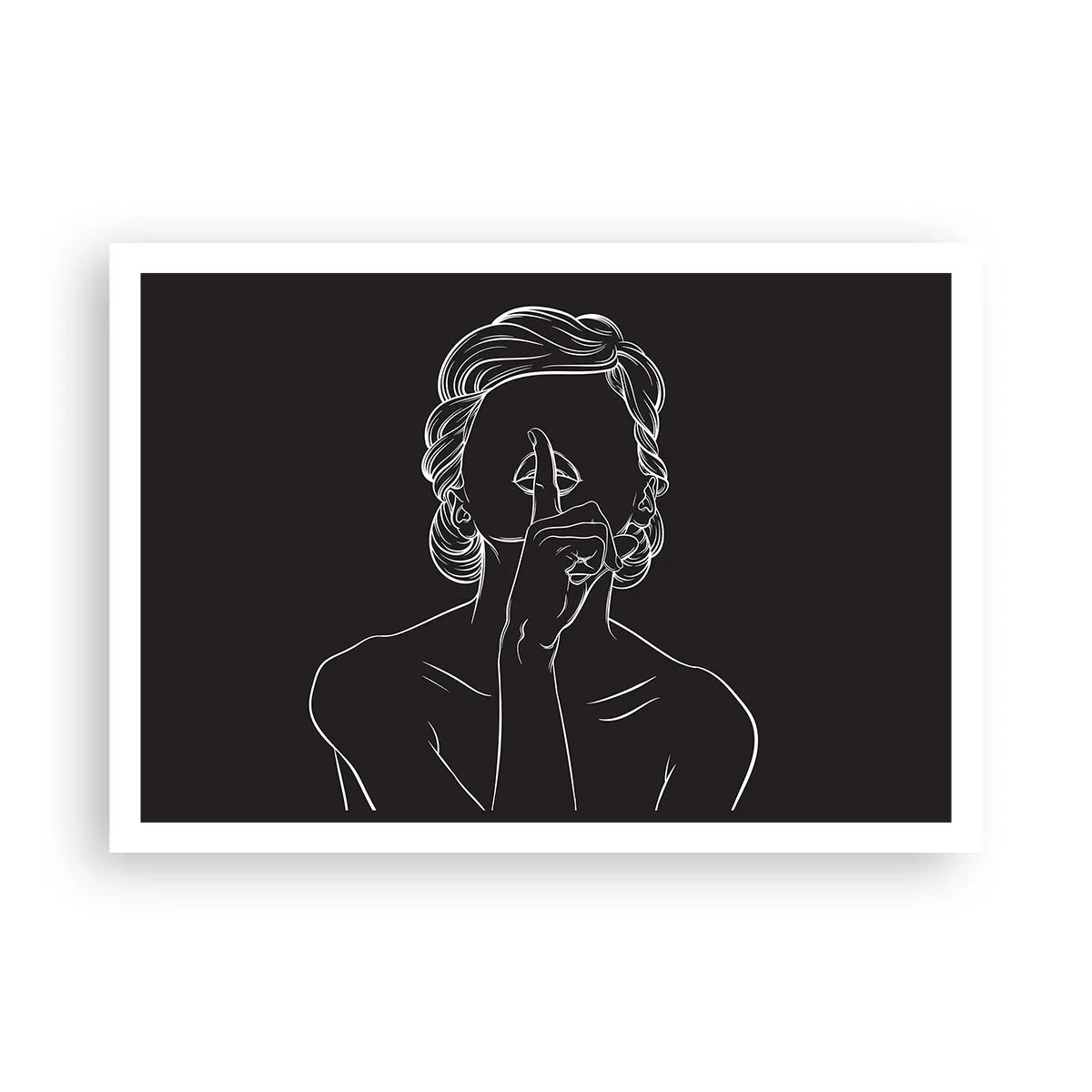 Poster - Frumusețea înflorește în tăcere - 100x70 cm