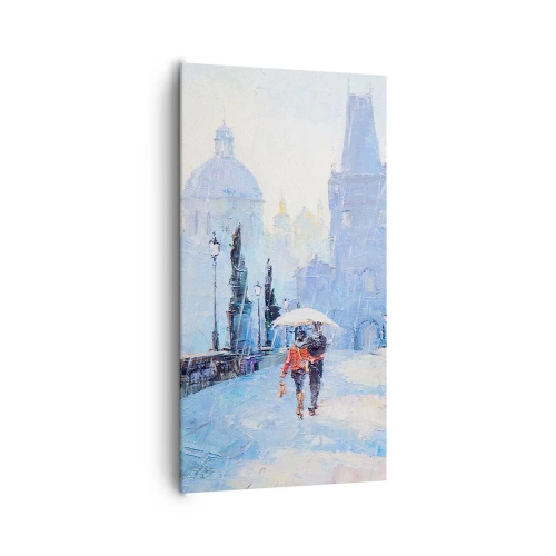 Tablou pe pânză - Probabil că am fost vrăjiți de ploaie - 65x120 cm