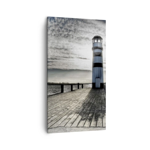 Tablou pe pânză - Marinari, abia aștept să vă văd - 45x80 cm