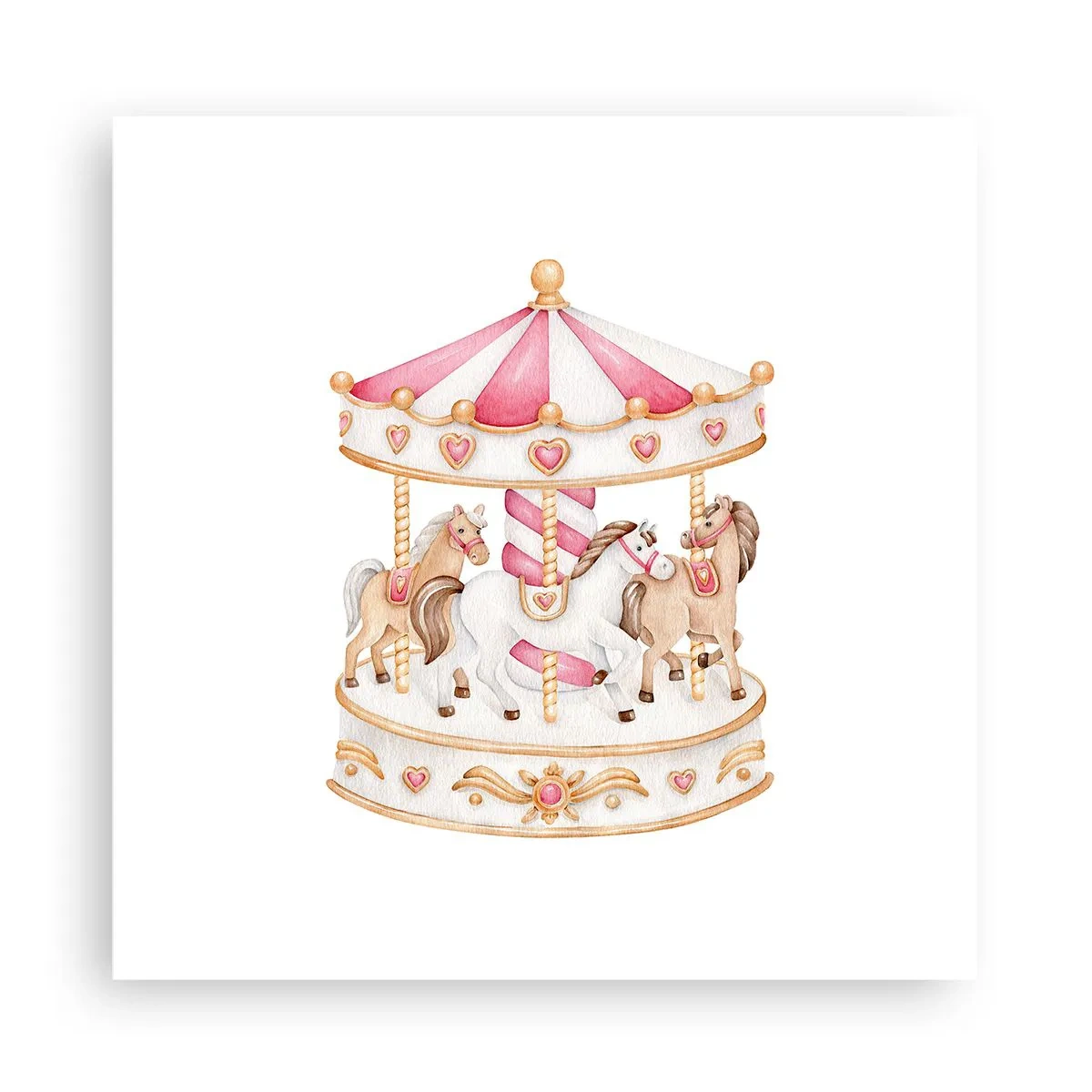 Poster - Lumea dulce a copilăriei - 30x30 cm