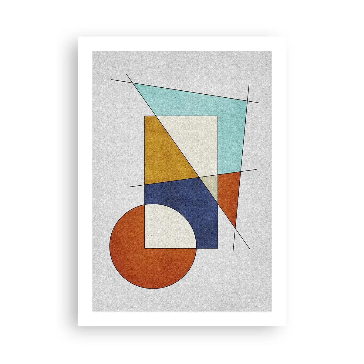Poster - Abstracție: distracție modernistă - 50x70 cm