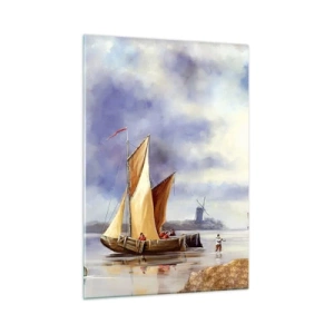 Tablou pe sticlă - Întoarcerea marinarilor - 50x70 cm