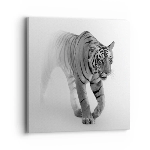 Tablou pe pânză - De veghe în ceață - 40x40 cm