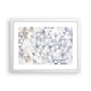 Poster în ramă albă - În ritm de trei - 40x30 cm