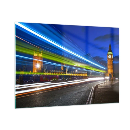Tablou pe sticlă - Sub ochiul lui Big Ben - 100x70 cm