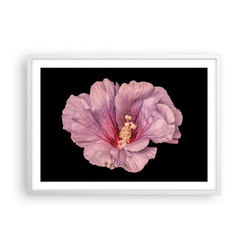 Poster în ramă albă - Direct la inimă - 70x50 cm