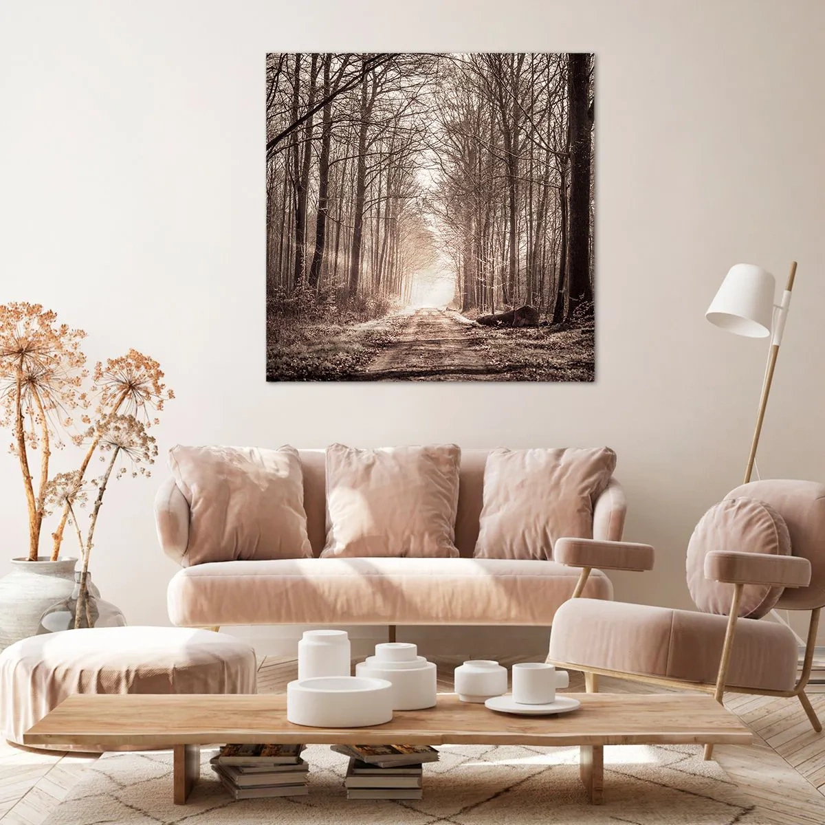 Tablou pe pânză - Catedrala Forestieră - 60x60 cm