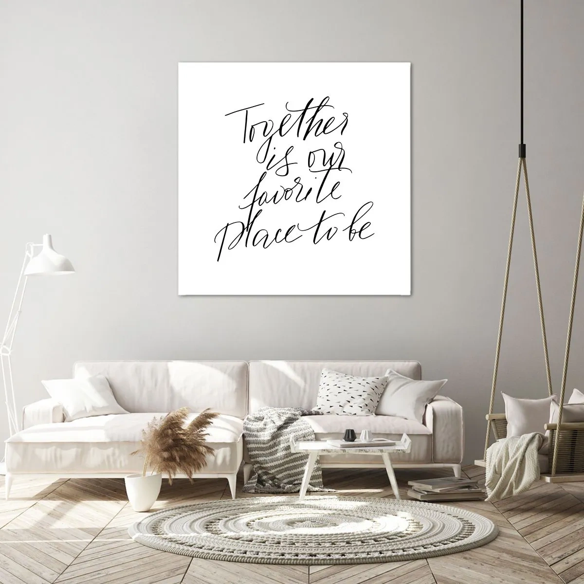 Tablou pe pânză - O simți și tu? - 60x60 cm