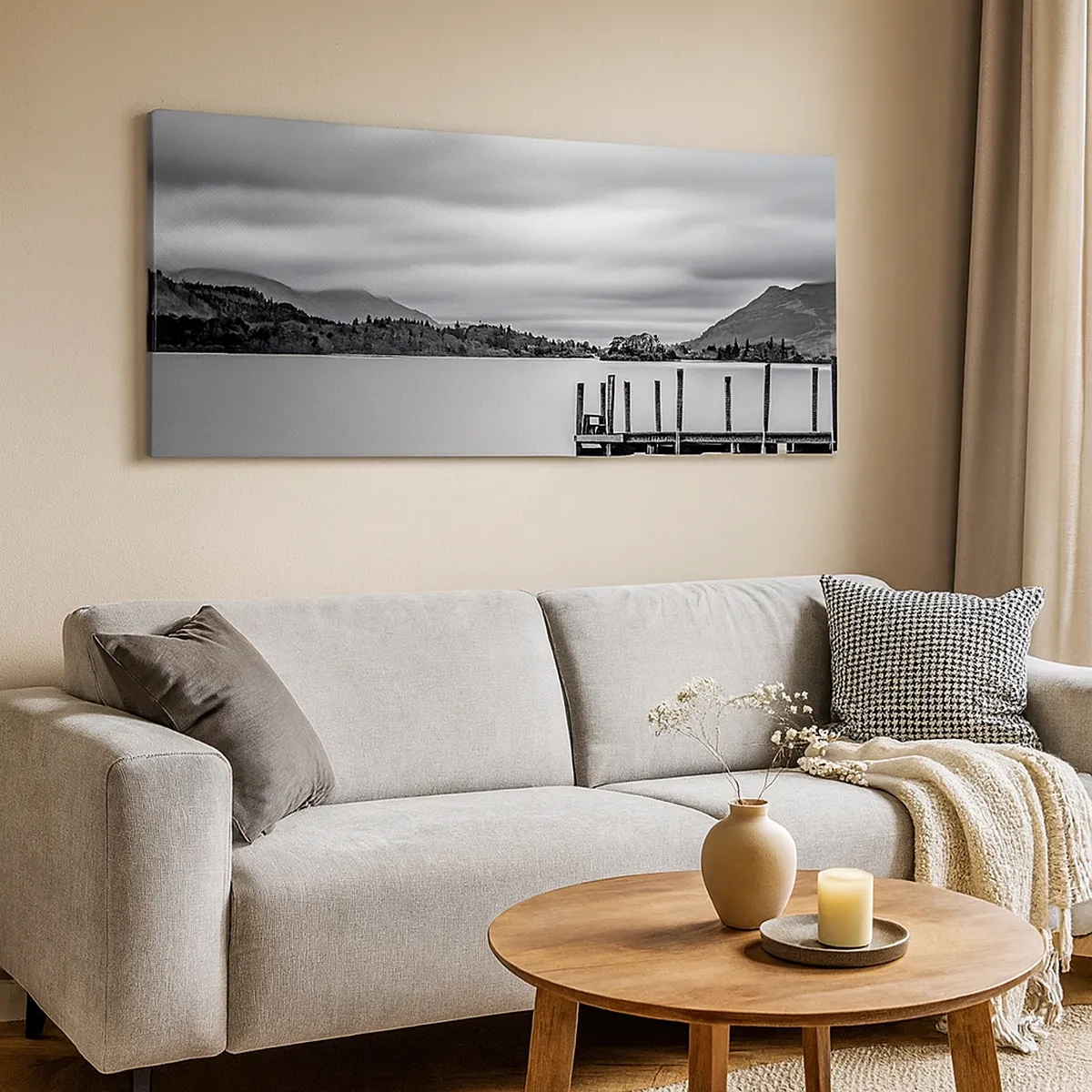 Tablou pe pânză - Blândețe și putere - 30x30 cm