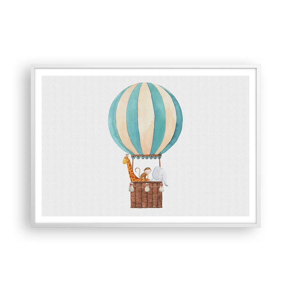 Poster în ramă albă - O călătorie fantastică - 100x70 cm