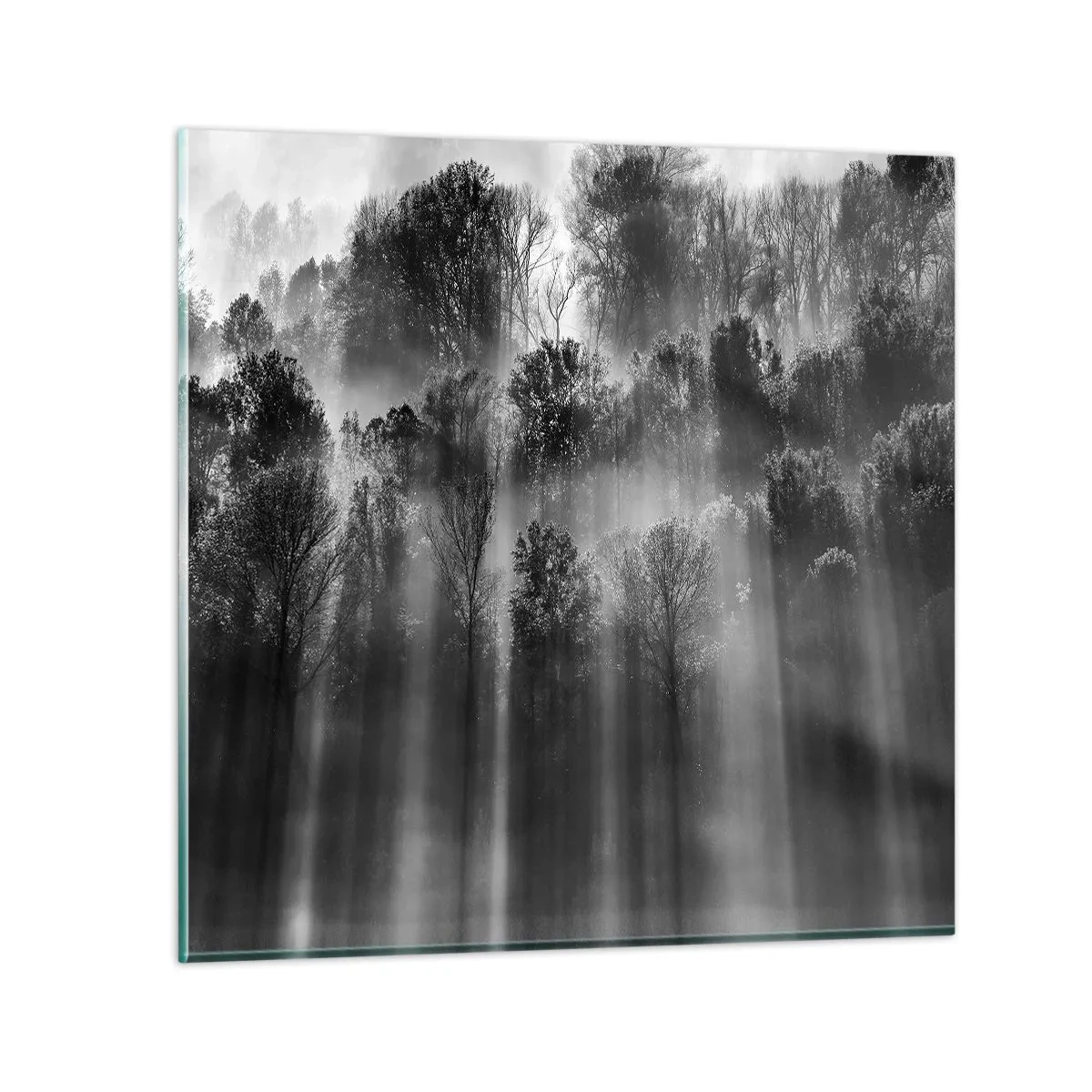Tablou pe sticlă - În fluxuri de lumină - 50x50 cm