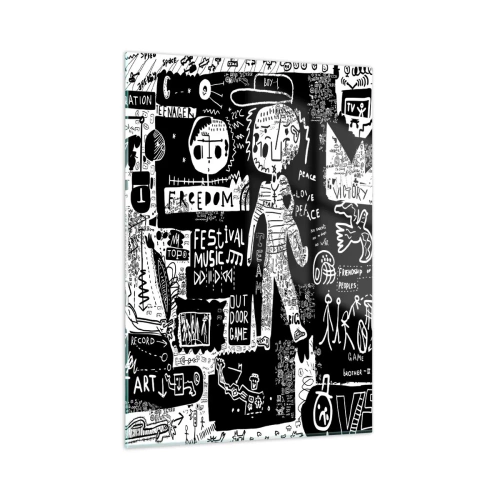 Tablou pe sticlă - Tinerețea duhovnicească a legii și a bucuriei - 50x70 cm