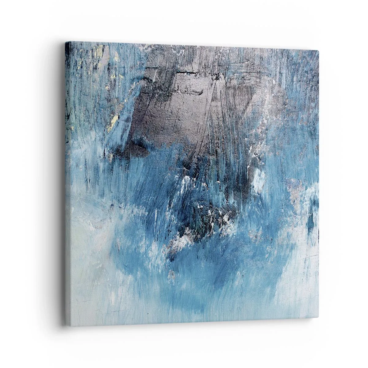 Tablou pe pânză - Rapsodie albastră - 30x30 cm