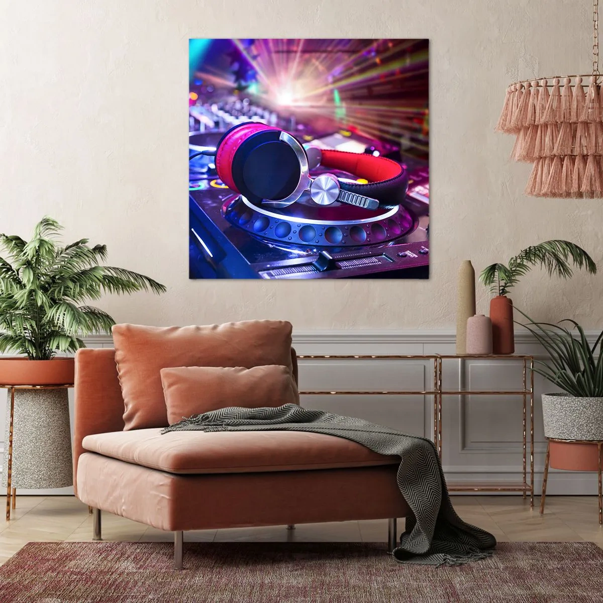 Tablou pe pânză - Imediat începe distracția - 60x60 cm
