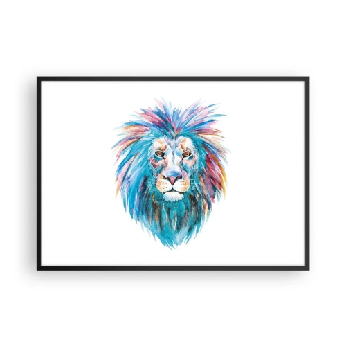 Poster în ramă neagră - Aură electrizantă - 100x70 cm