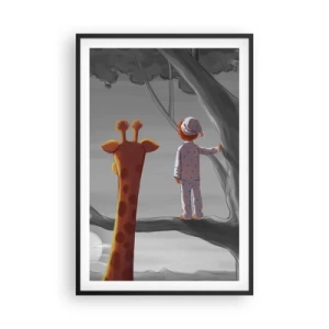 Poster în ramă neagră - Acest lucru se întâmplă cu adevărat - 61x91 cm