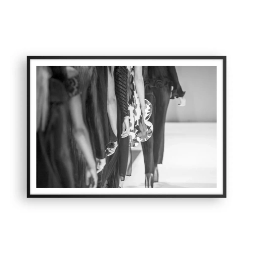 Poster în ramă neagră - Paradă elegantă - 100x70 cm