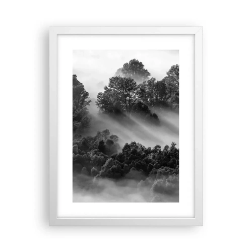 Poster în ramă albă - Trezindu-se din somn - 30x40 cm