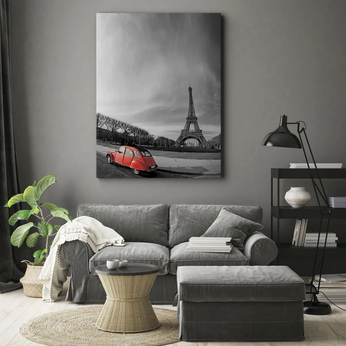 Tablou pe pânză - Mai pariziană decât Parisul însuși - 45x80 cm