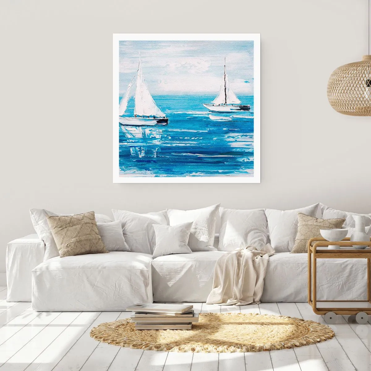 Poster - Cu un prieten alături de tine - 40x40 cm