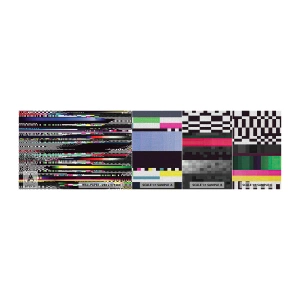 Mostră tapet Premium Canvas - Imaginea controlată a realității - Abstracția, Bucată, Zgomot digital - 100x30 cm