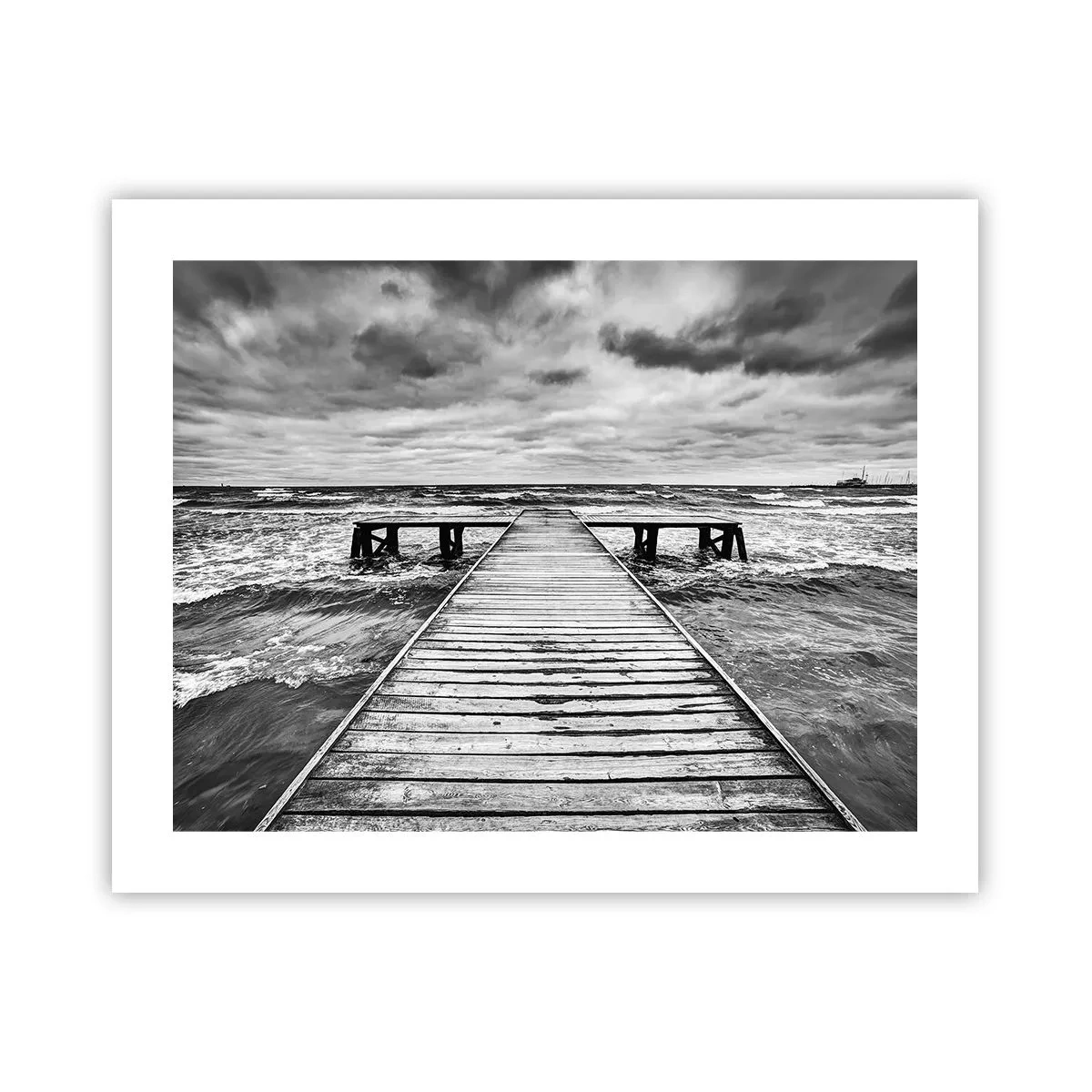 Poster - Aștept ca vântul să fugărească... - 50x40 cm