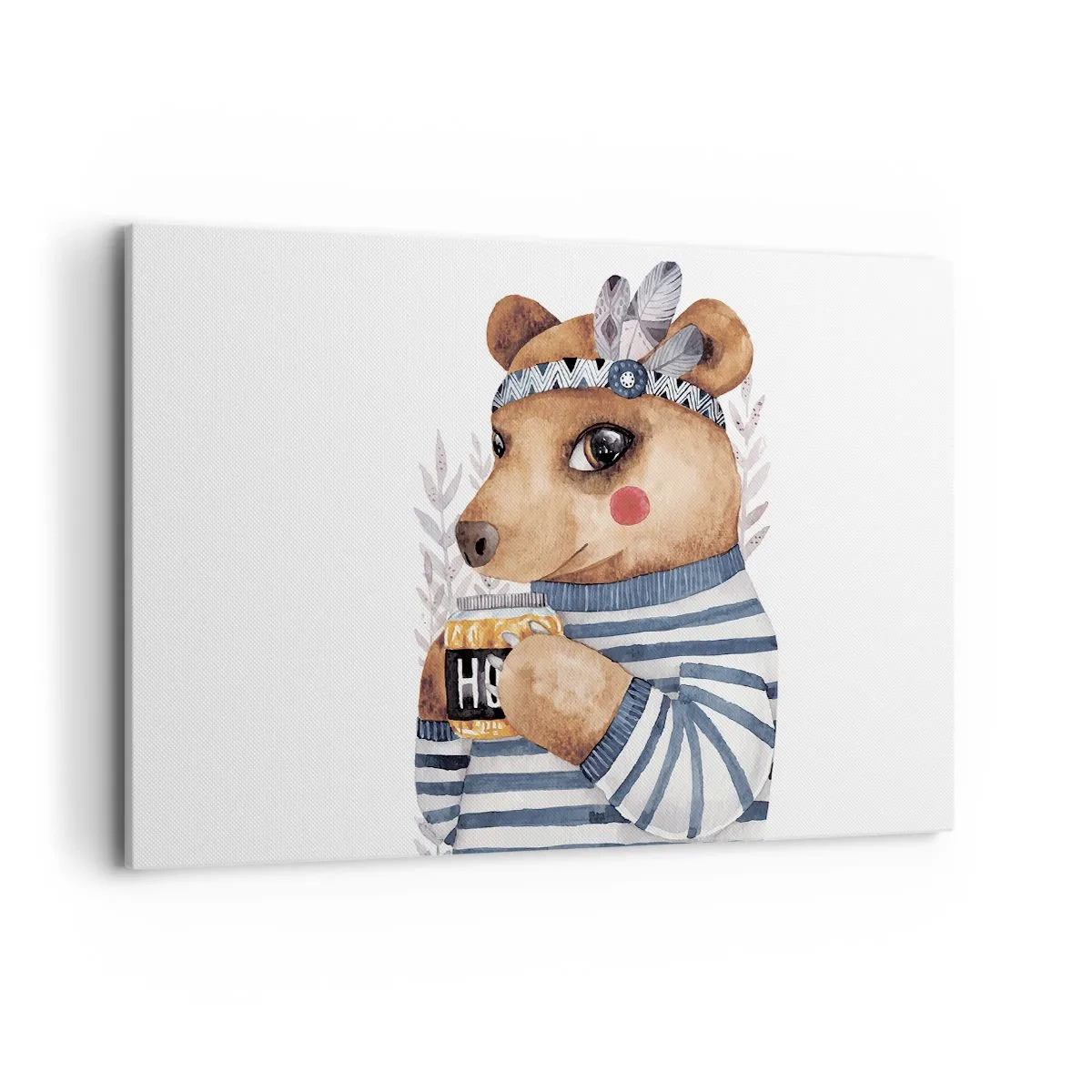 Tablou pe pânză - Ursoaică dulce - 120x80 cm