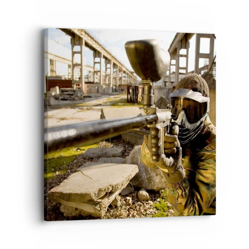 Tablou pe pânză - Și tu poți fi erou - 30x30 cm