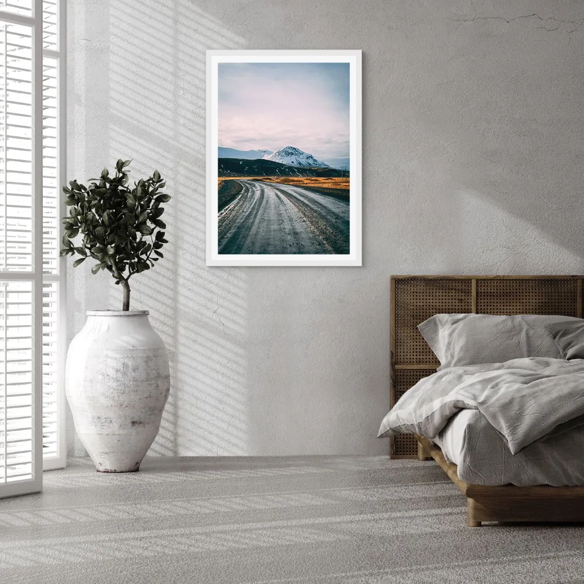 Poster în ramă albă - În stilul islandez - 40x50 cm