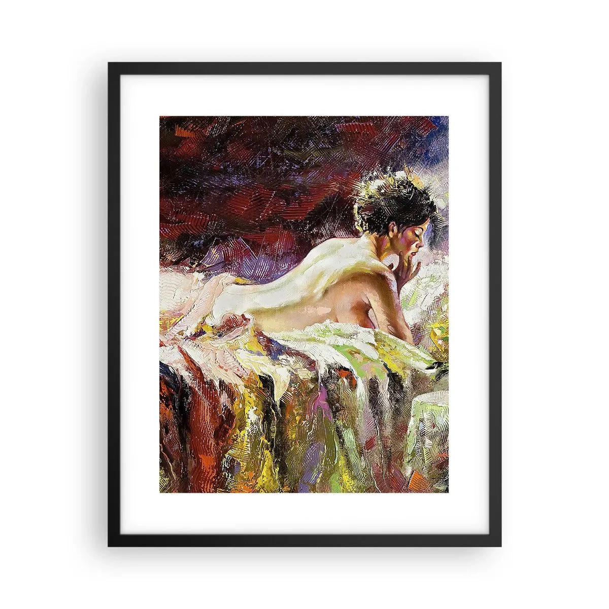 Poster în ramă neagră - Venus în gând - 40x50 cm