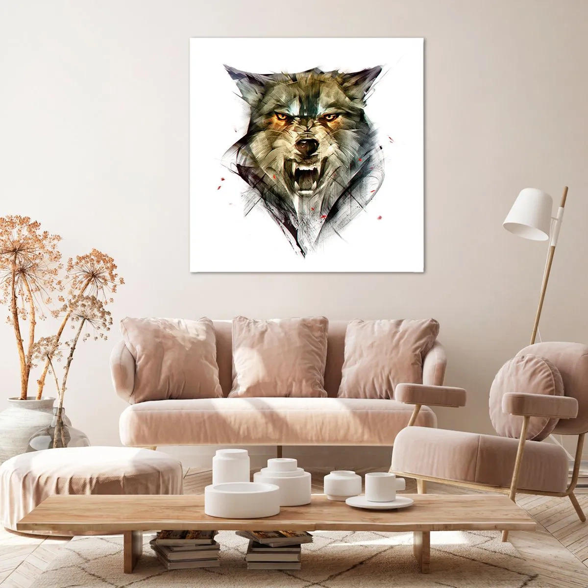 Tablou pe pânză - Nici un pas! - 40x40 cm