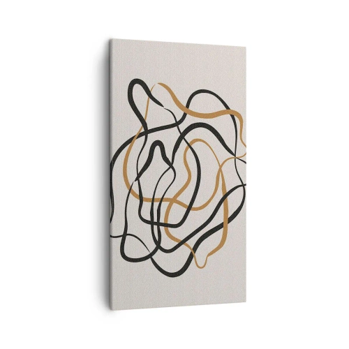 Tablou pe pânză - Totul s-a încurcat - 45x80 cm