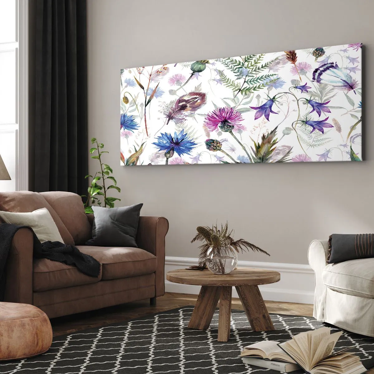 Tablou pe pânză - Ierbarul polonez - 100x40 cm