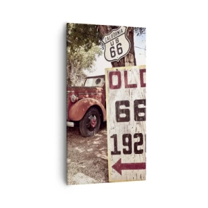 Tablou pe pânză - O legendă provincială americană - 55x100 cm