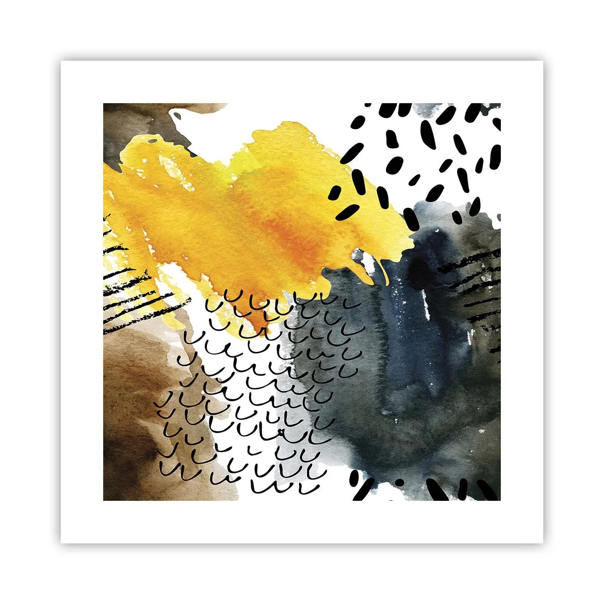 Poster - O întâlnire a elementelor - 40x40 cm