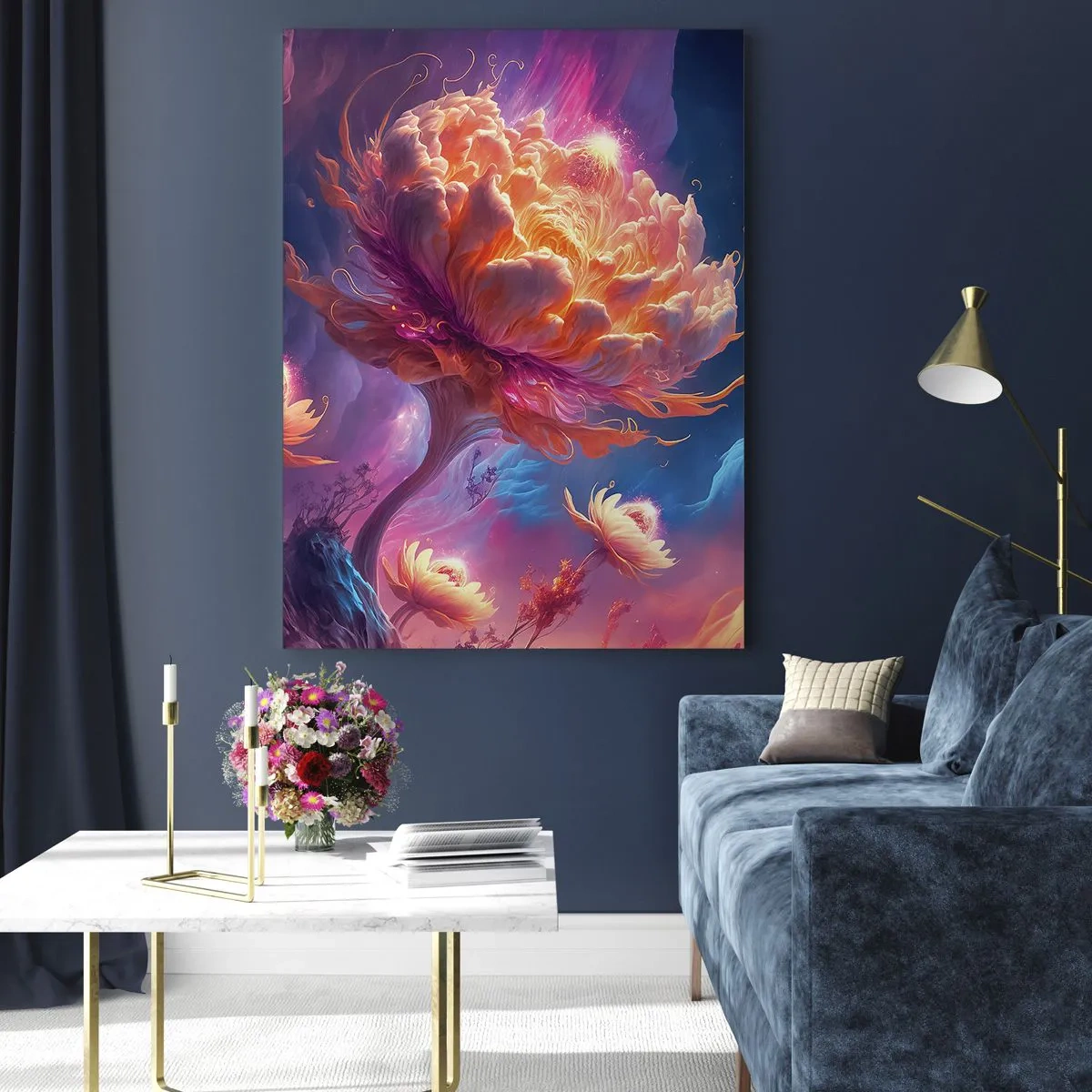 Tablou pe sticlă - O altă lume - 50x70 cm