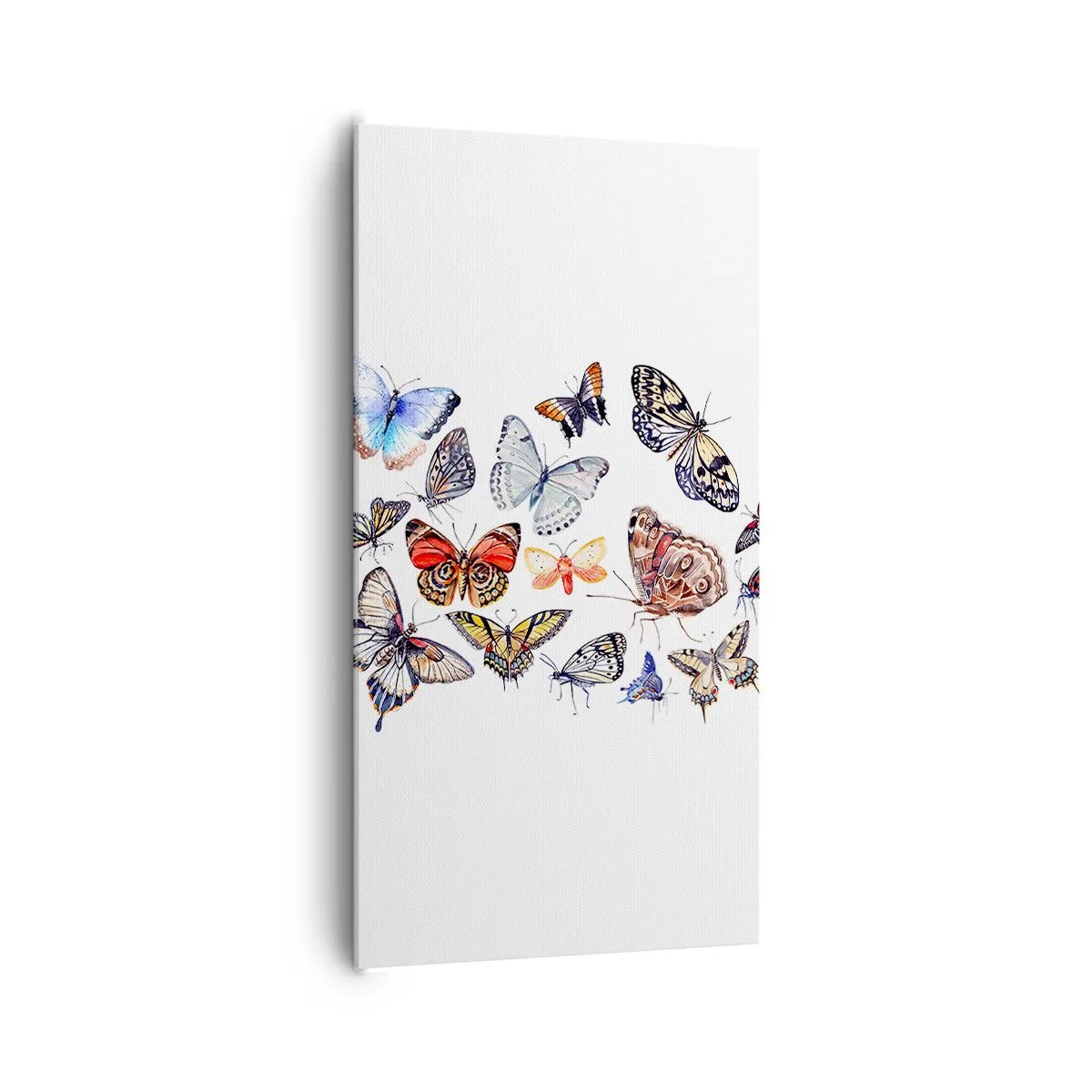 Tablou pe pânză - Un roi colorat de dantelă - 65x120 cm