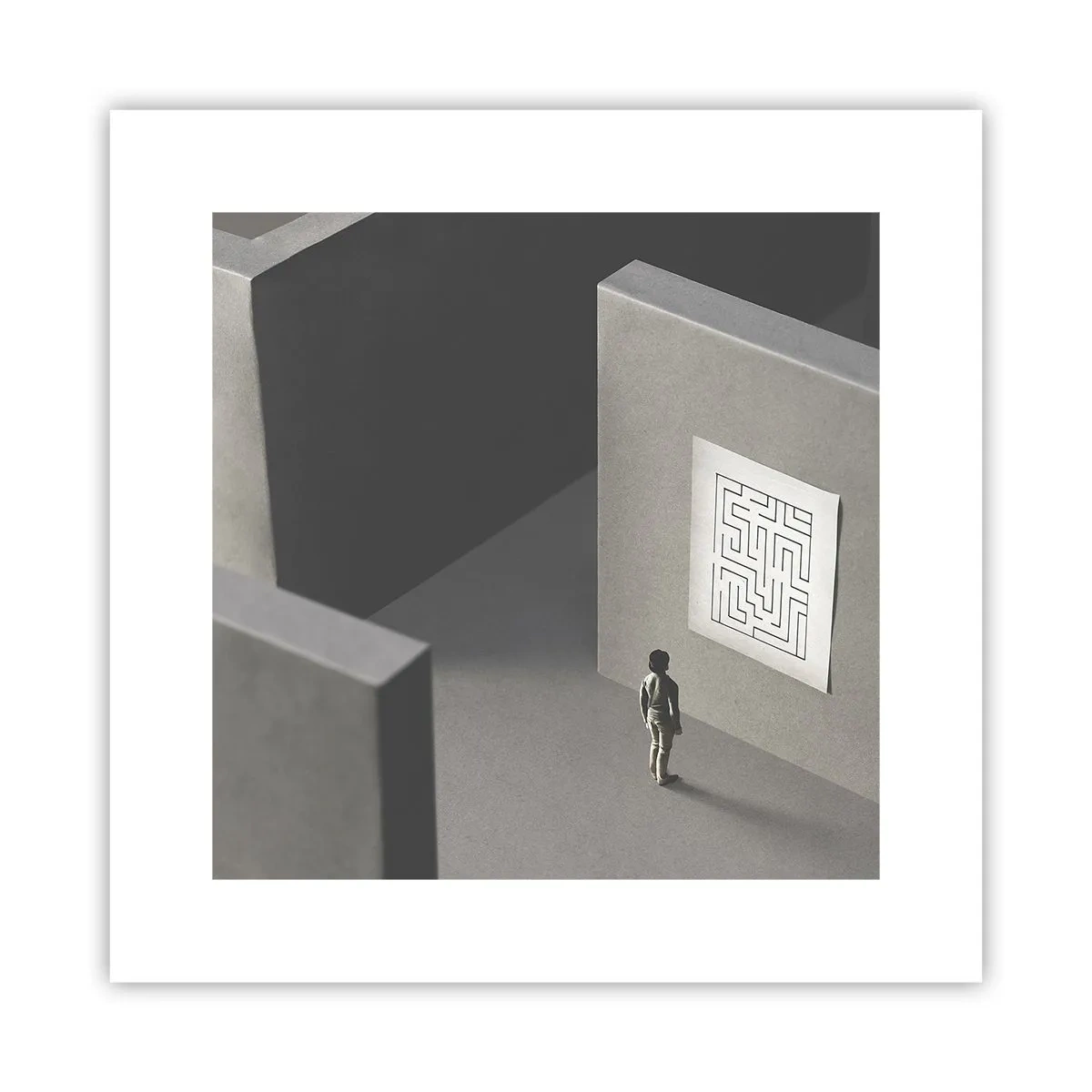Poster - Dar unde sunt? - 30x30 cm
