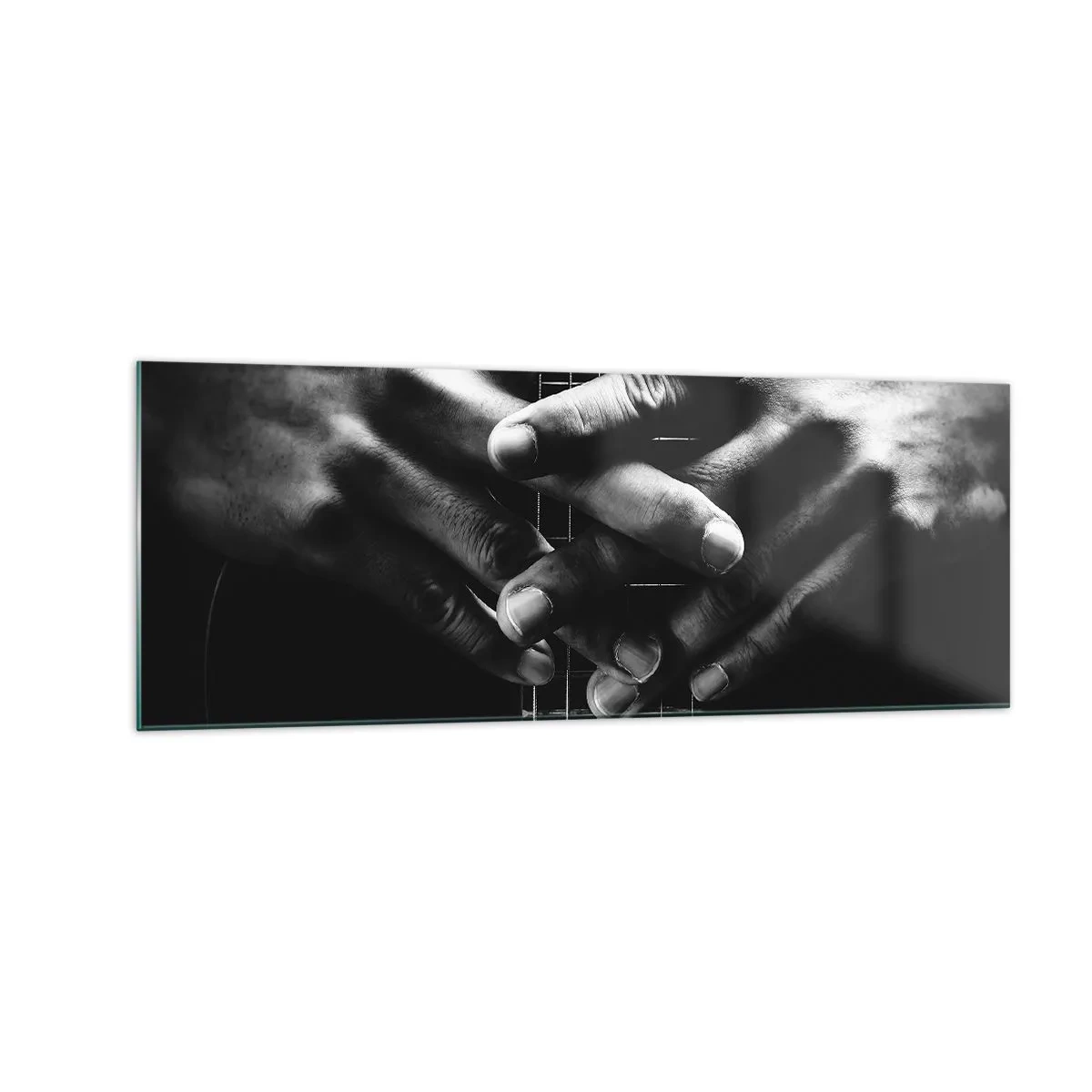 Tablou pe sticlă - Rugăciunea artistului - 140x50 cm