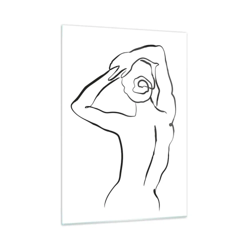 Tablou pe sticlă - Nud de dimineață - 50x70 cm